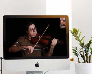 تدریس آنلاین ویولن